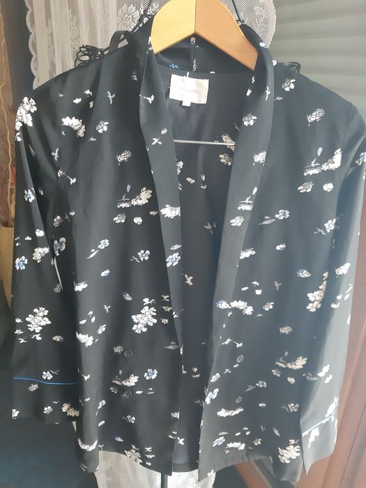 Żakiet narzutka S grace & mila granat bluzka bluzeczka tkmaxx elegant