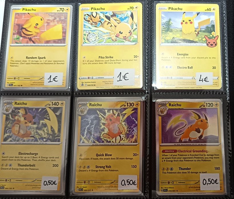 Cartas Pokémon - Venda/Troca