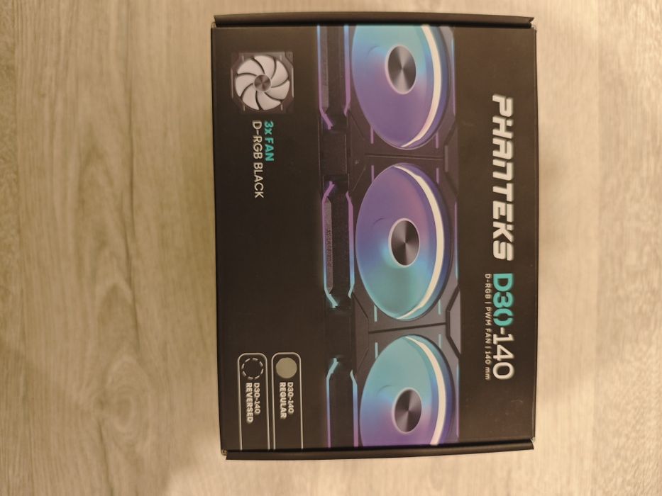 Wentylatory Phanteks D30-140mm 3-pak Regular blade