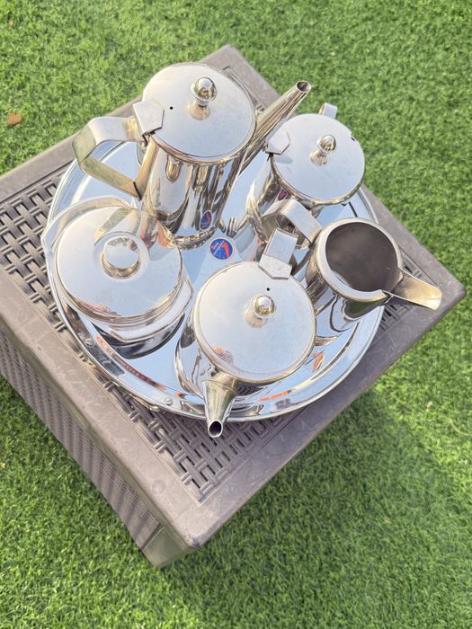 Conjunto de cha de inox