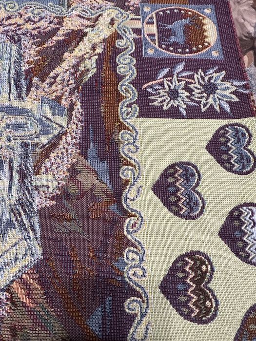 Гобелен зимова казка, вінтаж 136х141