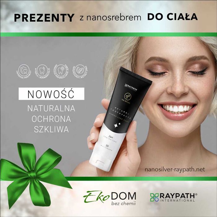 Naturalna pasta do zębów z nanosrebrem Raypath