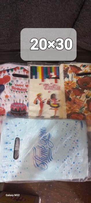 Поліетиленові пакетики для біжутерії,  в школу та садочок на солодощі