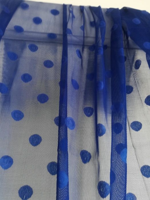 Tecido bordado organza