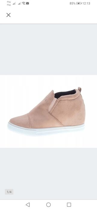 Buty damskie sneakersy koturny 40