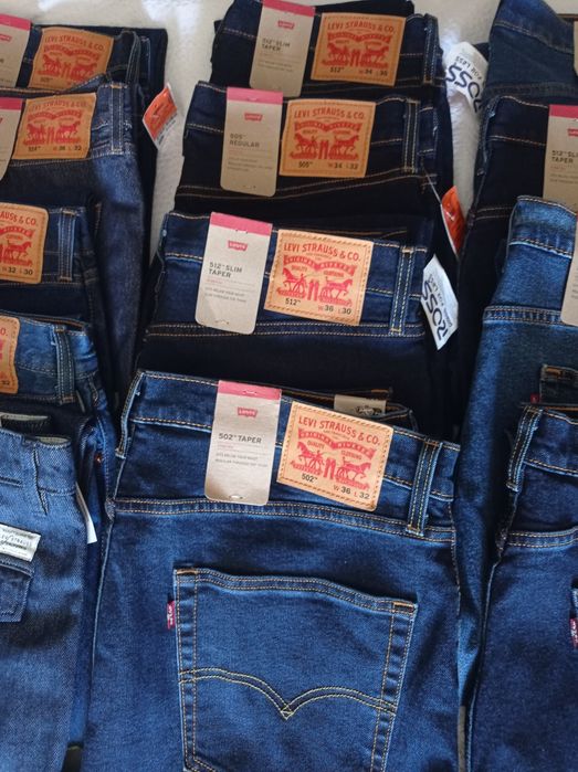 Nowe spodnie jeansy Levi's Strauss oryginalne w najlepszej cenie