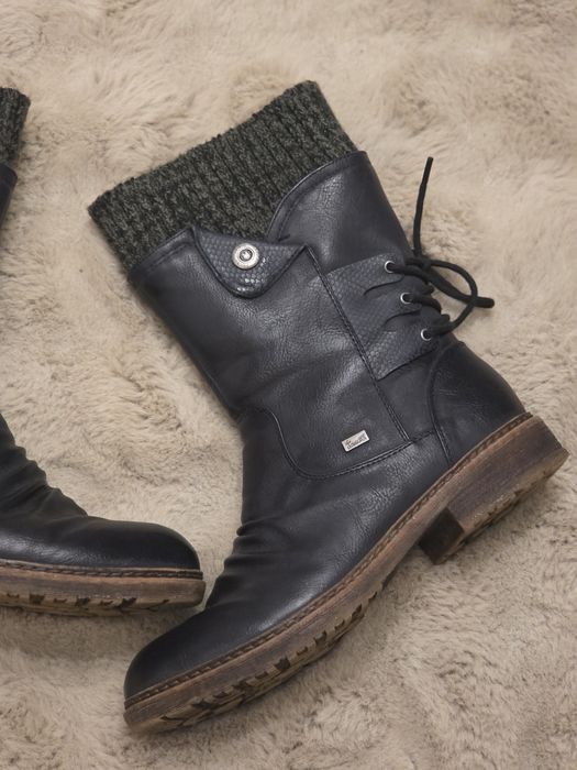 Kozaki damskie wygodne Rieker 42 IV