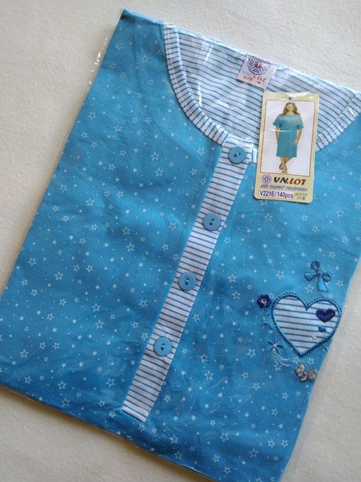 M 38 Koszula poporodowa ciążowa pizama do karmienia odpinana rozpinana