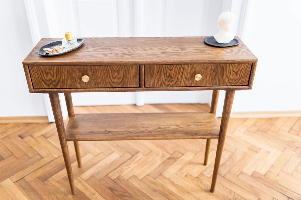 Konsola drewniana mid century-modern duński styl Farum