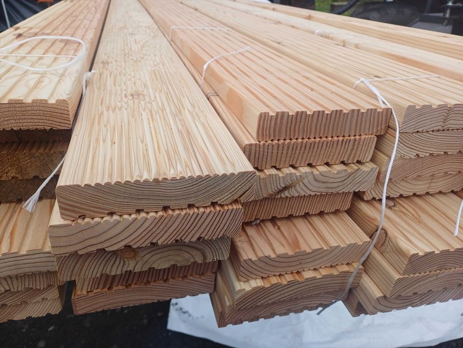 Półbal podbitka deska podłogowa elewacyjna tarasowa szalówka boazeria