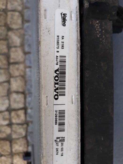 Termoventilador e radiador Volvo V40 2015
