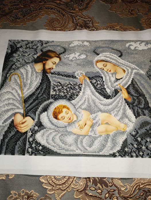 Образ вишитий бісером.