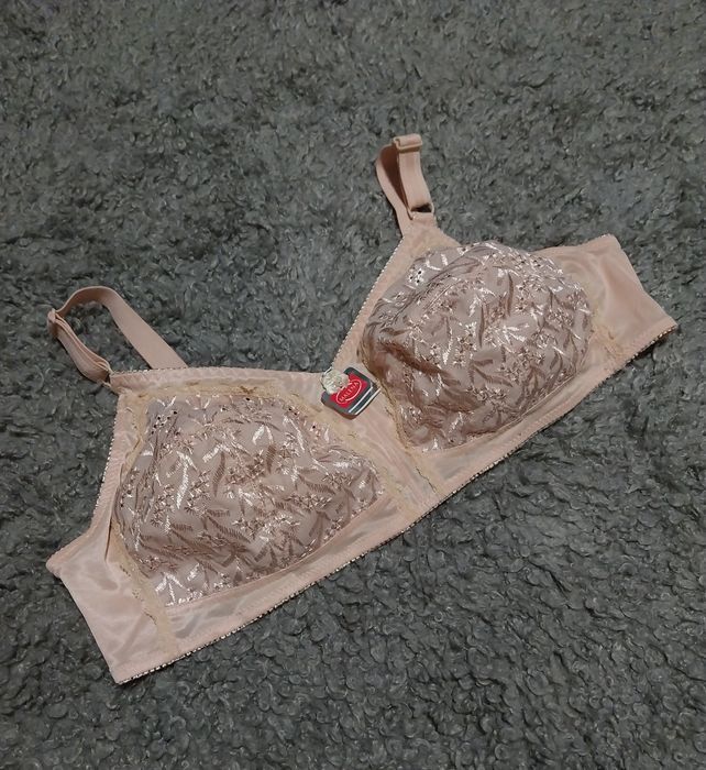 Biustonosz damski beżowy Malena 48D / 110D