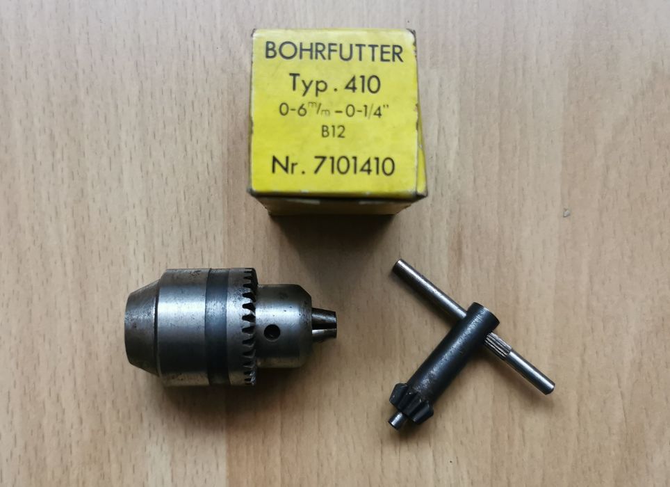Uchwyt wiertarski kluczykowy BOHRFUTTER 6 mm