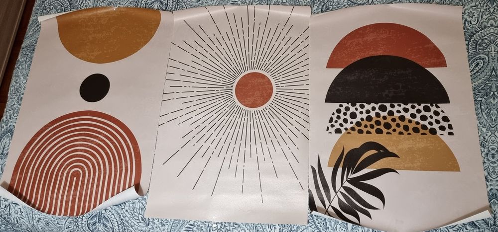 Conjunto de 3 posters novos