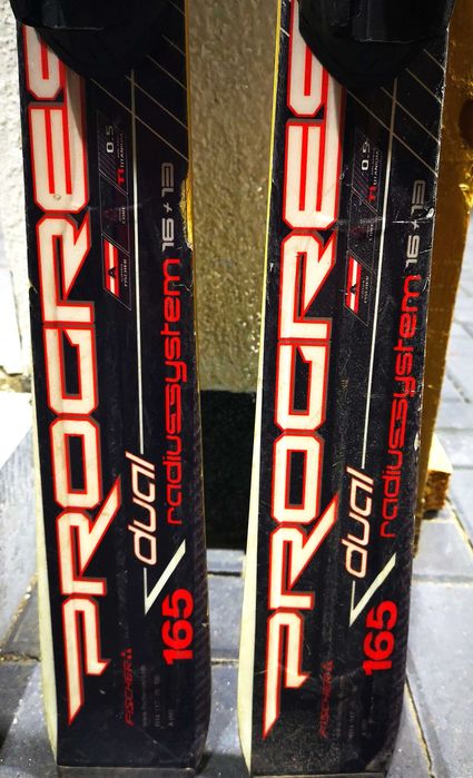Narty Fischer Progressor 9+ dł.165 cm z wiązaniem
