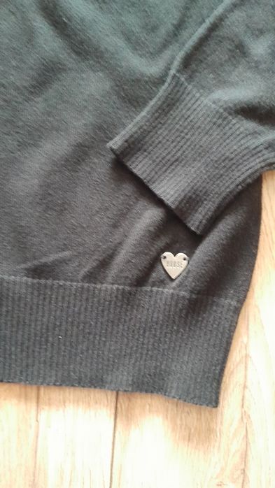 Sweter rozpinany czarny  XS House Basic
