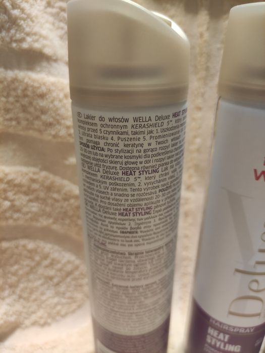Lakier do włosów Wella Deluxe ultra strong 3 sztuki
