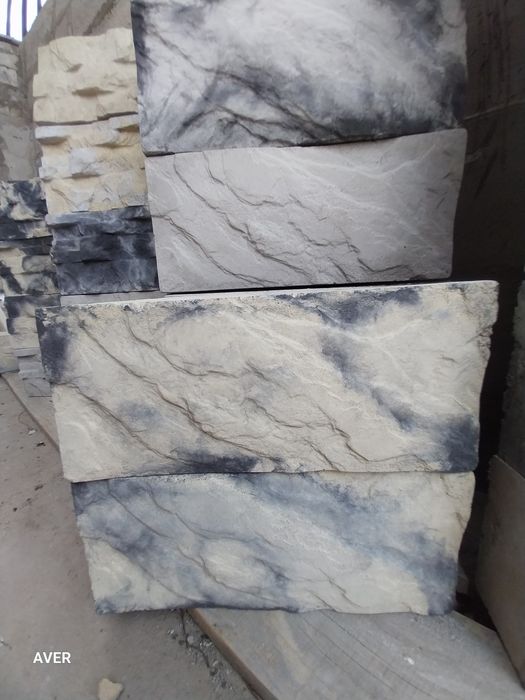 Готовые наборные столбы,декорированный забор,искуст. мрамор,парапеы