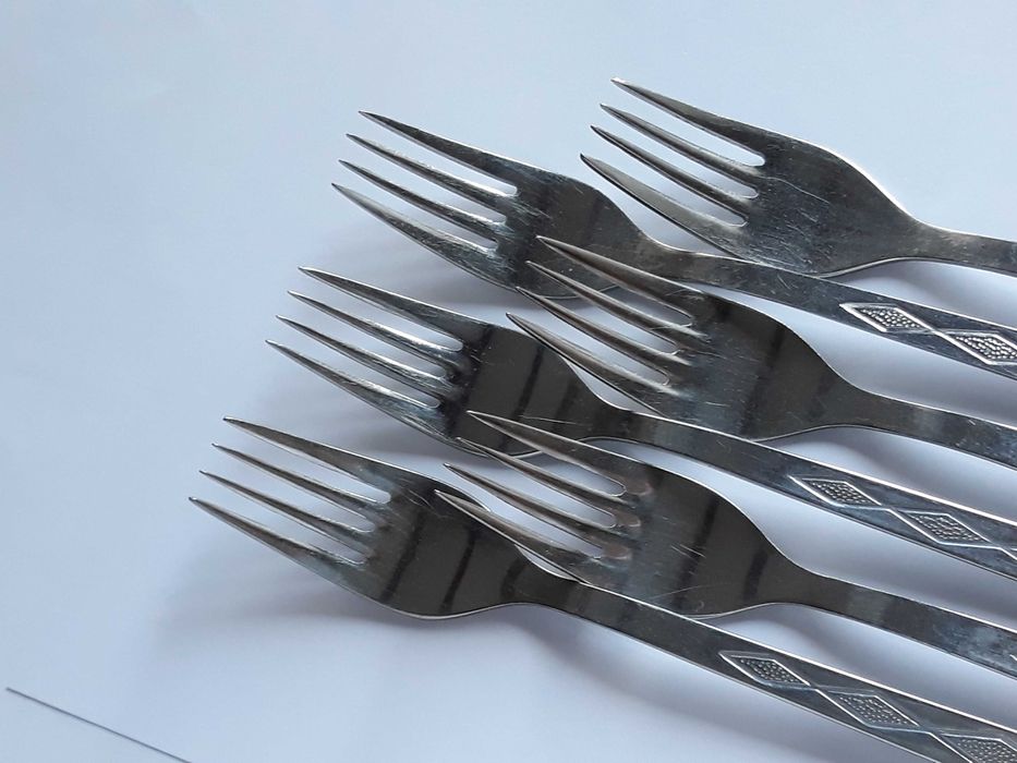 Sztućce PRL: 24 elementy KARO / ROMBY (nr.2), Gerlach