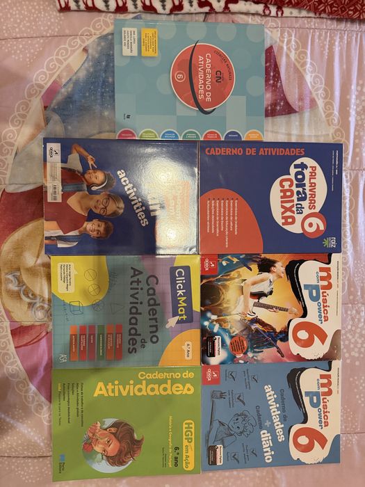 Livros escolares 6 Ano