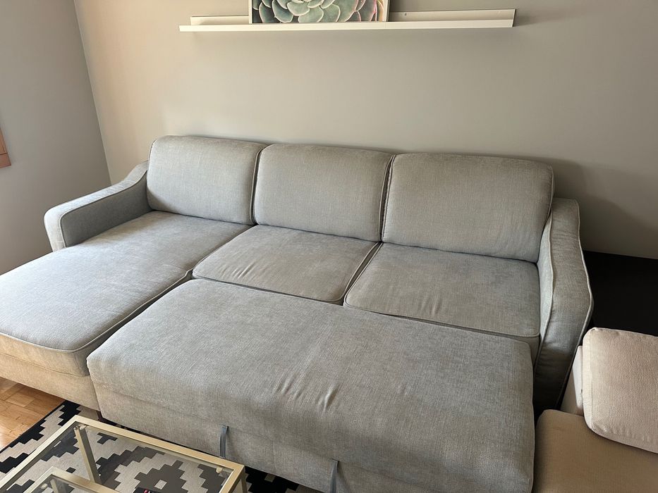 Sofá-Cama Cinza | Sala