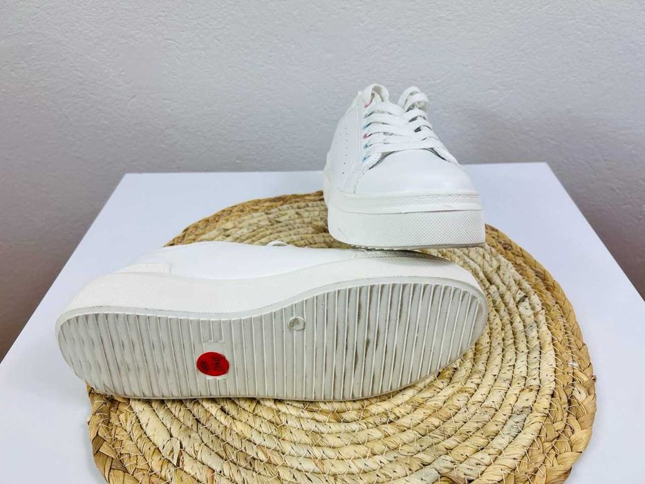 Nowe białe damskie buty sneakersy Promod Rozmiar 37