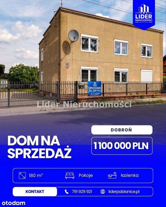 Na sprzedaż: dom 180 m² + budynki gospodarcze + staw na działce 1,2 ha