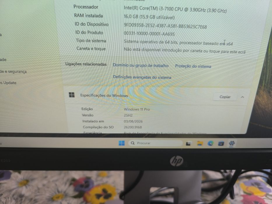 PC Desktop – i3 / 16GB RAM / SSD 512GB M. 2/ Corsair