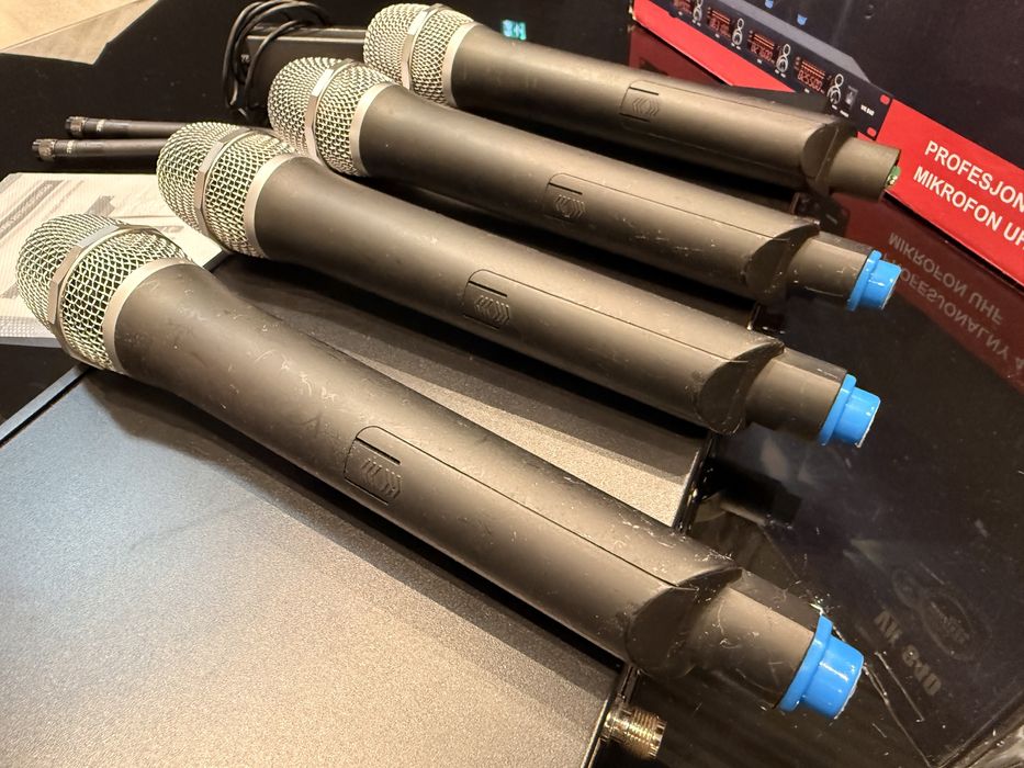 Zestaw 4 mikrofony bezprzewodowe Voice Kraft VK 840