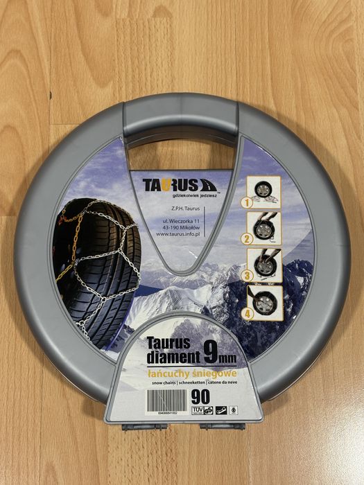 Łańcuchy śniegowe Taurus Diament 90 (9 mm) na koła 16”