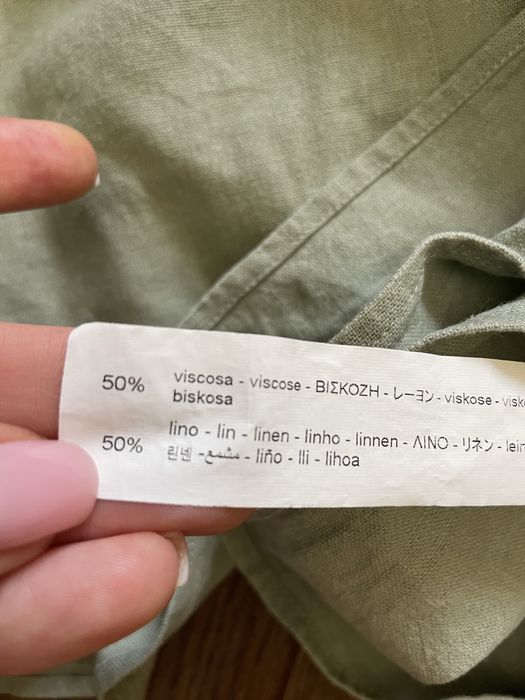 лляний комбінезон ромпер Zara