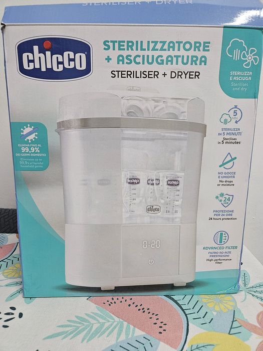 Esterilizador Chicco All In One com função de secagem

Est