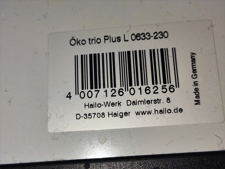 Kosz na śmieci 27l segregacja śmietnik 3x wiadro