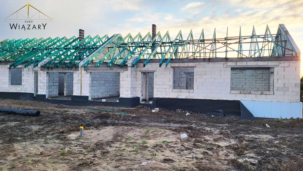 Drewniane wiązary dachowe Projektowanie, produkcja, montaż!