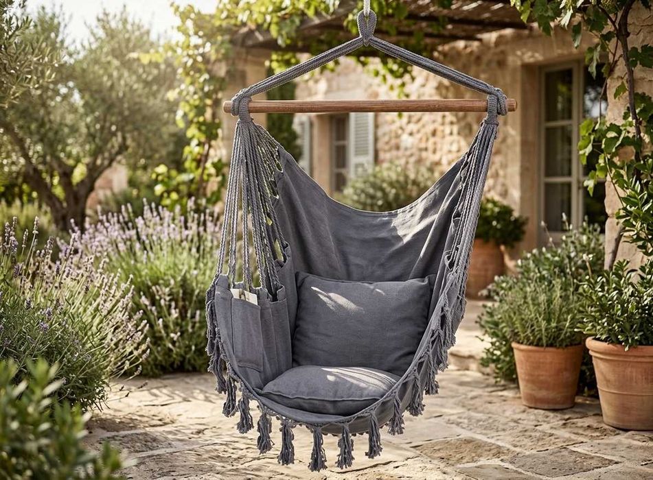 NOWE! Krzesło Brazylijskie Boho Twój Prywatny Hamak w Domu i Ogrodzie OKAZJA!