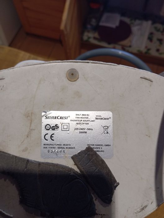 Termowentylator 220-240v