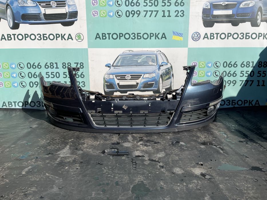 Бампер передній фольксваген пассат б6 lc5f volkswagen passat b6 лс5ф