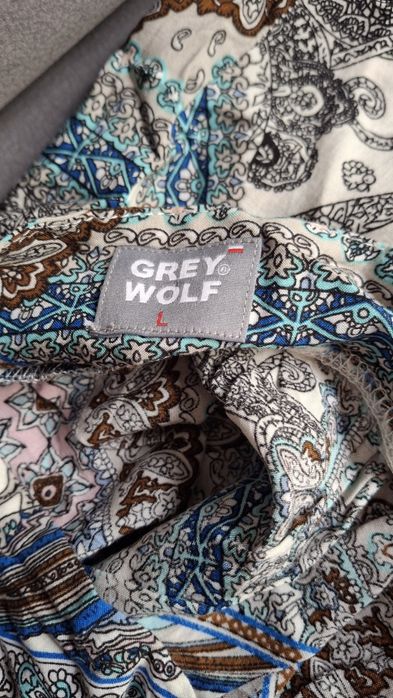 Spódnica maxi z falbaną Grey Wolf L vintage