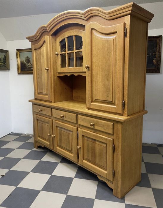 Сервант вітрина буфет дубовий масив 1698
