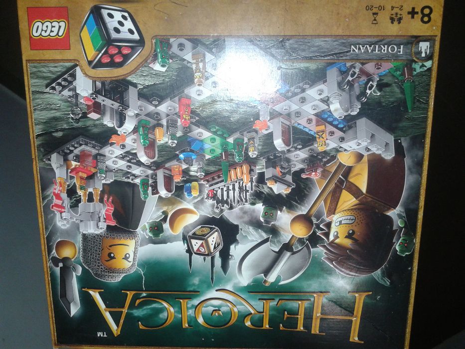 Klocki gra planszowa oryginał Lego 3860 Heroica Fortaan niekompletny