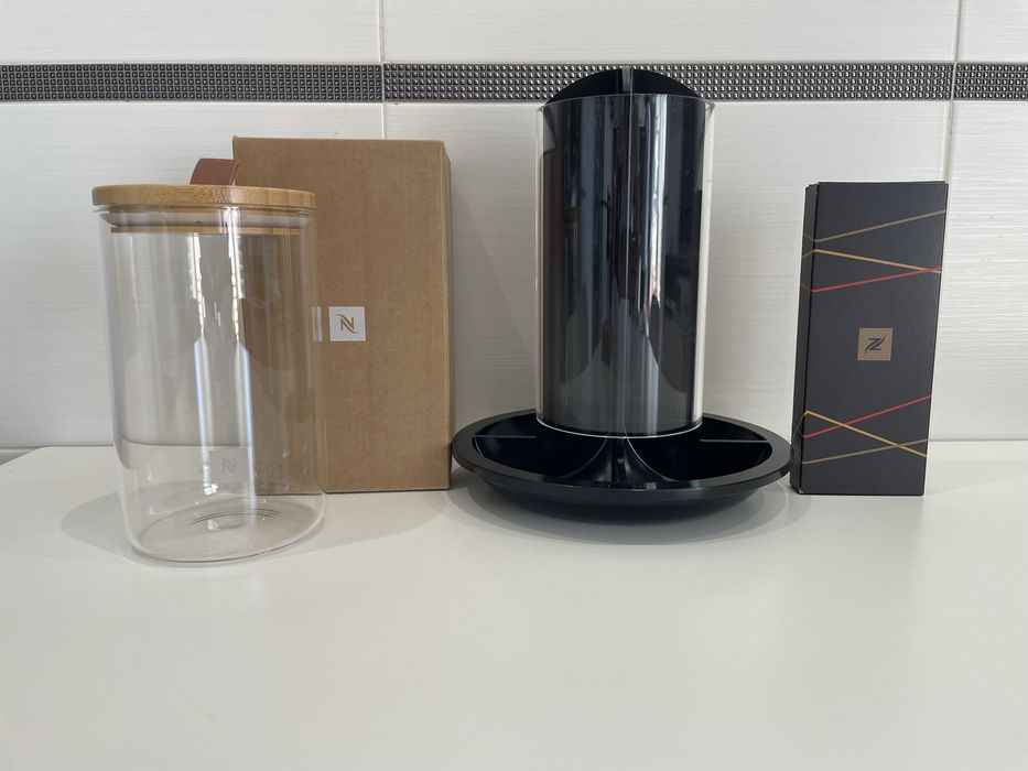 Acessórios Nespresso Originais - Dispensadores e colher degustacão