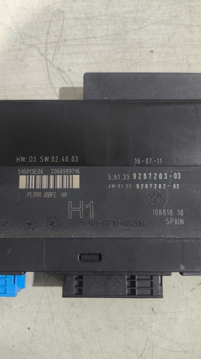 Modulo de Confort BMW Serie 1/3 (E87/E90/E91/E92/E93) PL2-H1  9267.203
