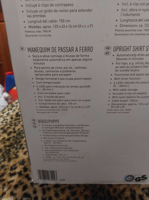 maquina de secar e passar a ferro