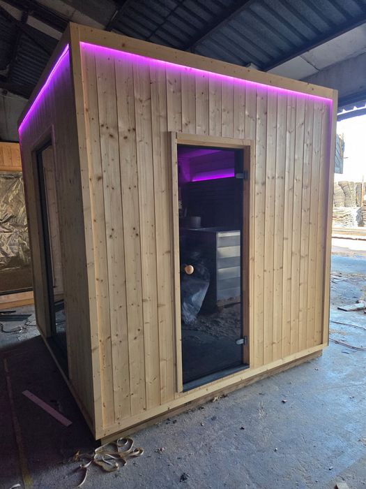 Sauna ogrodowa. Sauna wolno stojąca.
