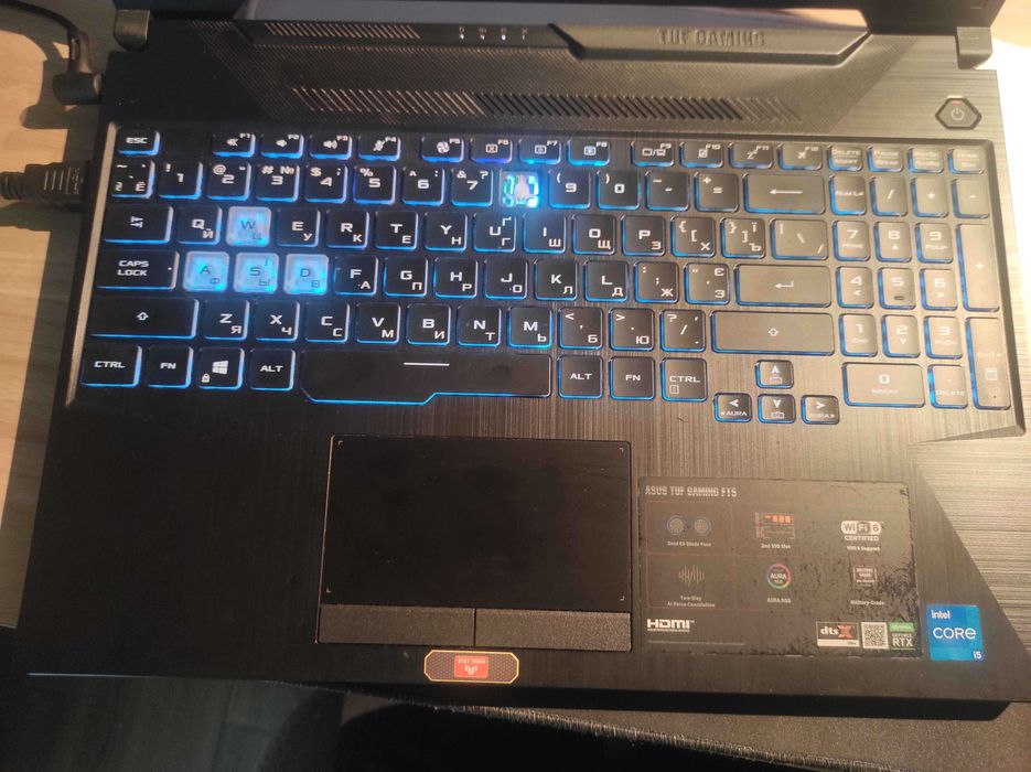 ASUS TUF Gaming F15 FX506HC •i5-11400H •RTX 3050 •8GB RAM •FHD 144Hz