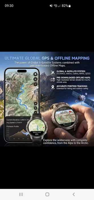 Relogio  Smartwatch gps mapas offline
