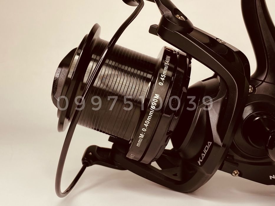 Оригинал! Карповая Катушка Kaida 10000 с байтраннером рыболовная