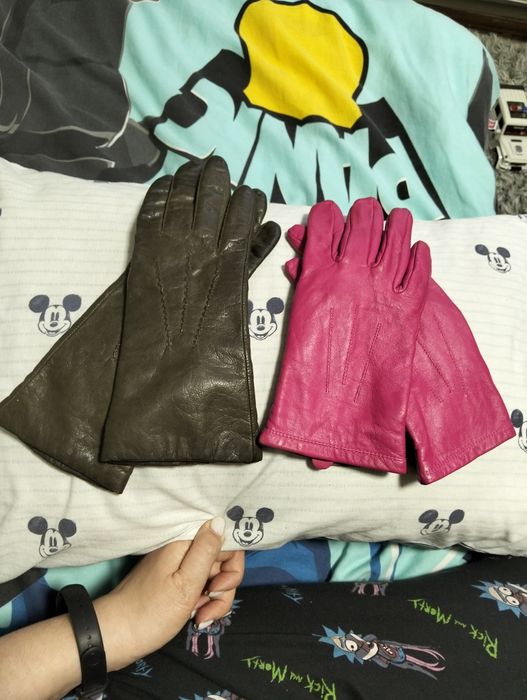 Шкіряні жіночі рукавиці