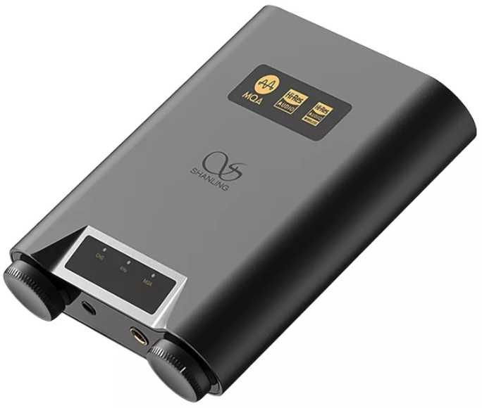Wzmacniacz słuchawkowy przenośny z DAC (DAC/AMP) - Shanling H5 czarny